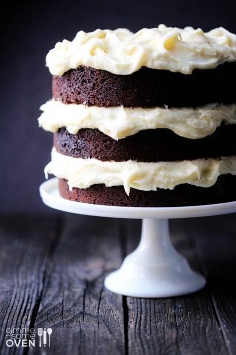 Chocolate Guinness Cake with cream cheese frosting