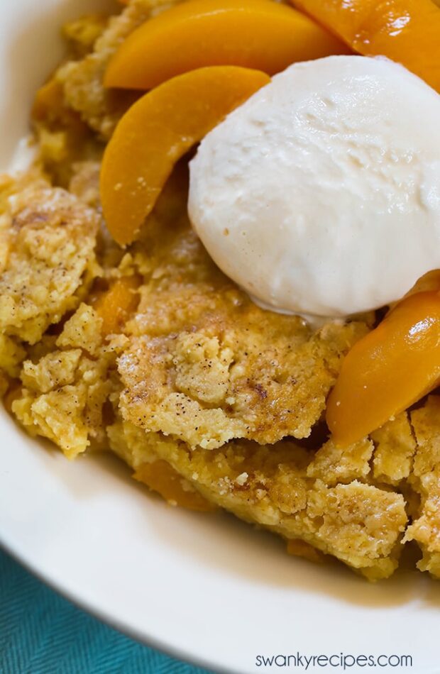 Peach Cobbler Dump Cake Swanky Recipes Simple tasty food recipes