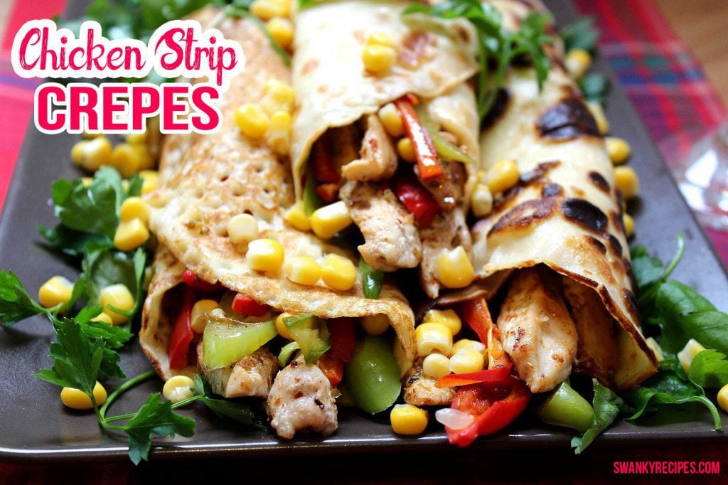 Chicken Strip Crepes