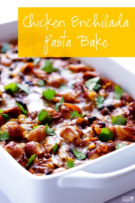 20 Best Mexican Recipes 1 Chicken Enchilada Pasta Bake