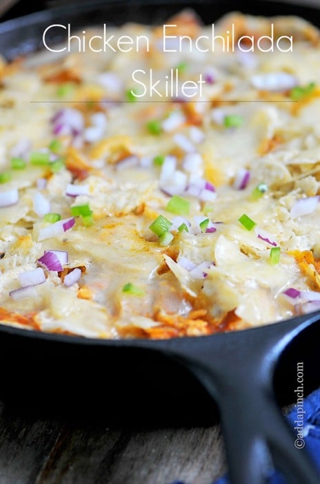 20 Best Mexican Recipes 6 Chicken Enchilada Skillet