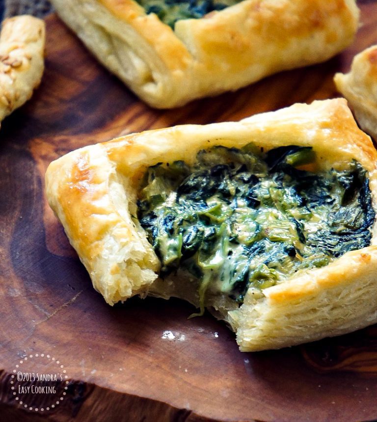 Spinach Alfredo Puff Pastry Swanky Recipes