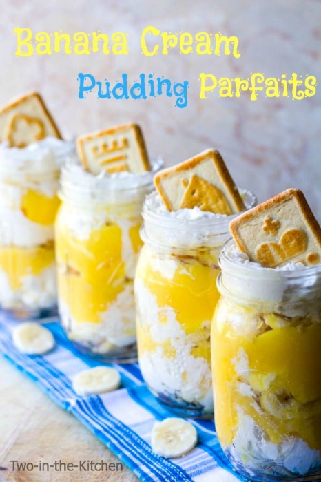 20 Memorial Day Recipes 1 Banana Cream Pudding Parfaits in a Jar