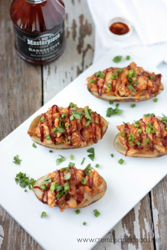 Barbecue Chicken Twice Baked Potato | Swanky Recipes - Simple tasty