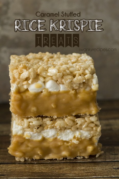 Readers' 12 Favorite Recipes of 2014 1 Soft and gooey, double-decker caramel stuffed rice krispie bars