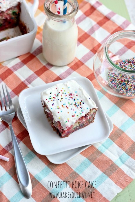 20 Memorial Day Recipes 1 Confetti Poke Cake