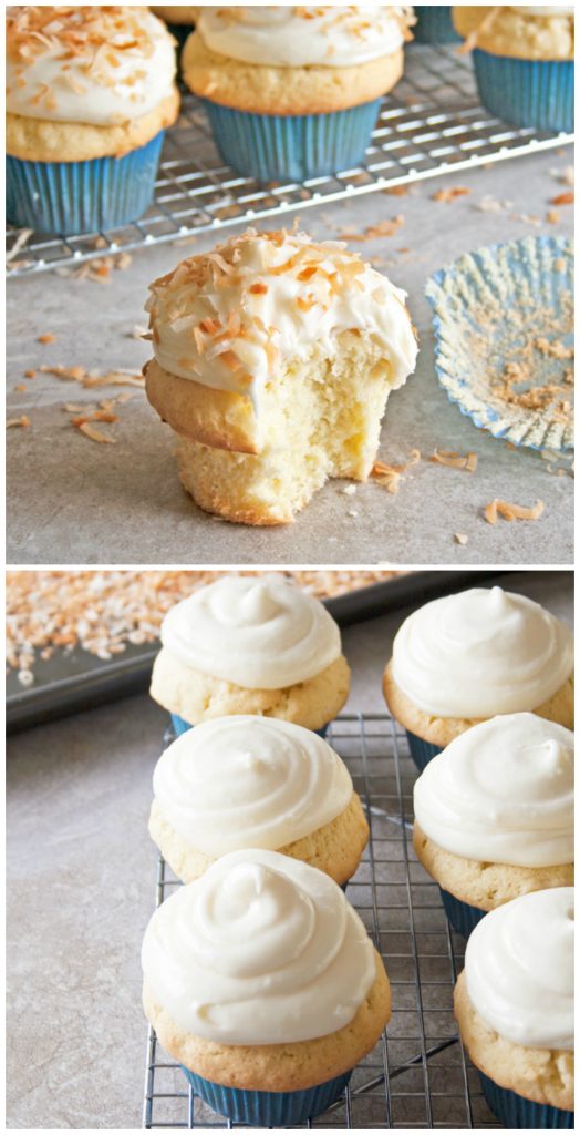 20 Father's Day Recipes 1 Coconut Cupcakes