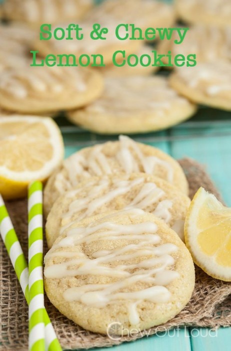 20 Father's Day Recipes 1 Soft and Chewy Lemon Cookies