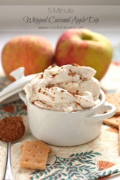 25 Best Apple Dessert Recipes 24 Whipped Caramel Apple Dip