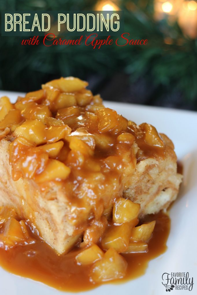 Caramel Apple Bread Pudding