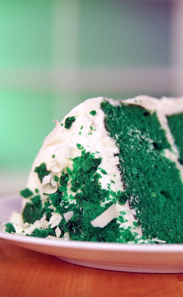 Green Velvet Cake with Cream Cheese Frosting