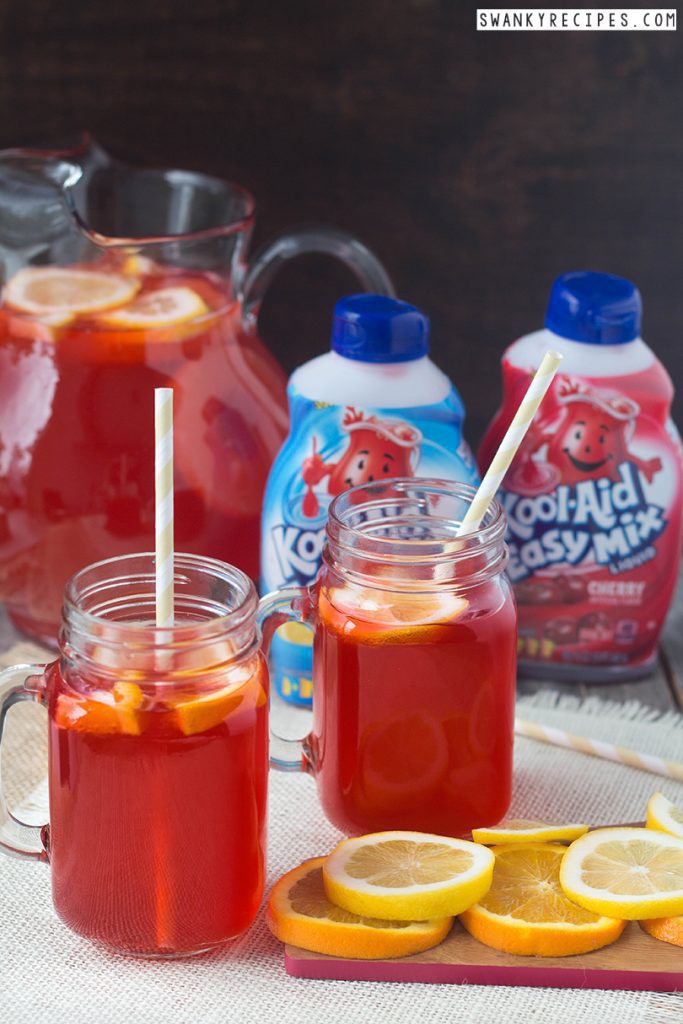 Tropical Cherry Party Punch | Swanky Recipes