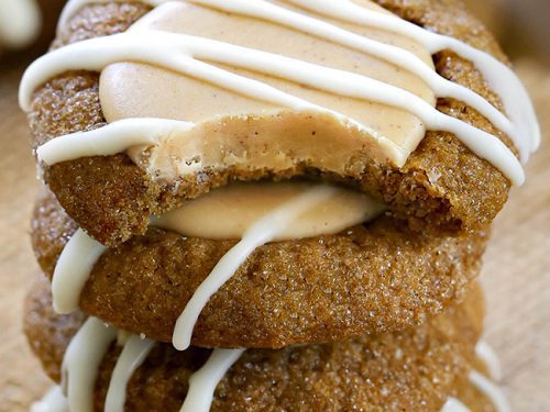 Gingerbread Thumbprint Cookies | Swanky Recipes