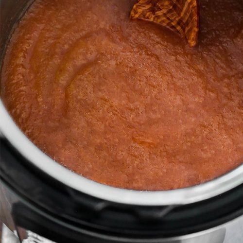 Instant Pot Cinnamon Applesauce 1 Instant Pot Cinnamon Applesauce. Quick 9 minute applesauce recipe with classic flavor using fresh apples and cinnamon.