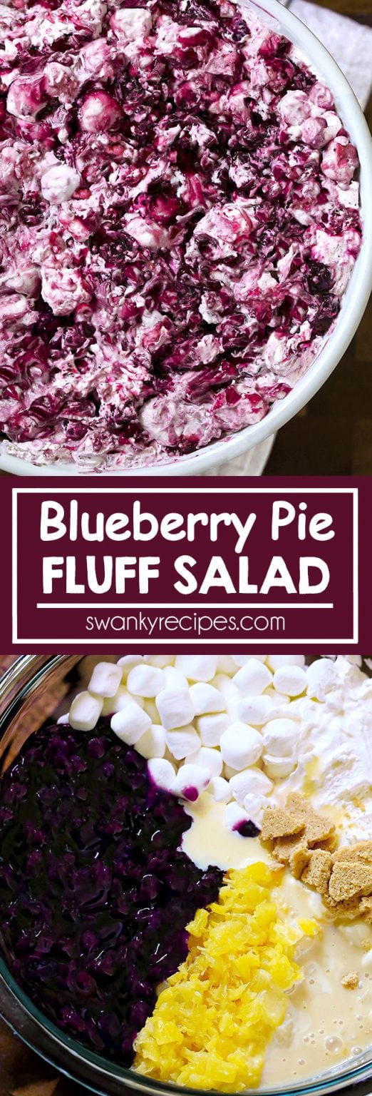 Blueberry Pie Fluff Salad Swanky Recipes