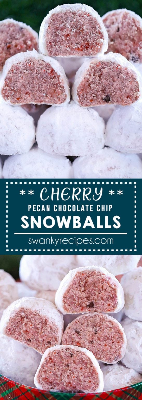 Cherry Snowball Cookies Swanky Recipes