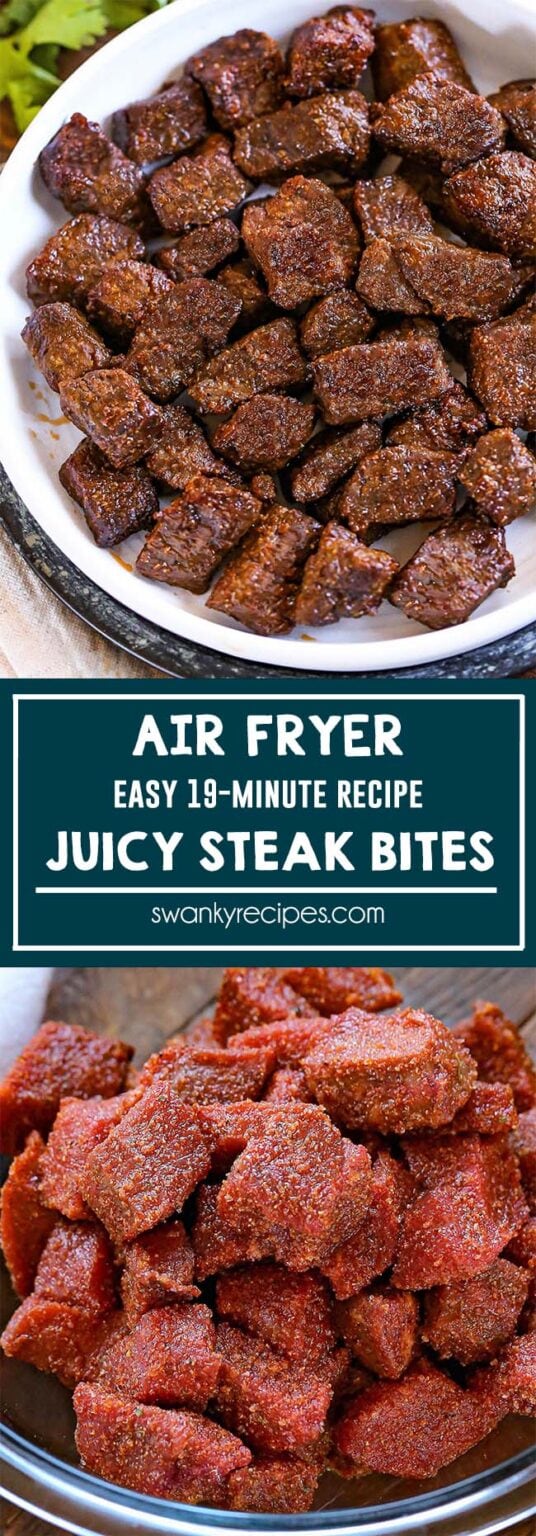 Air Fryer Juicy Steak Bites Swanky Recipes
